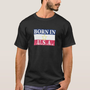 Geboren in Jugoslawien Vintag T-Shirt