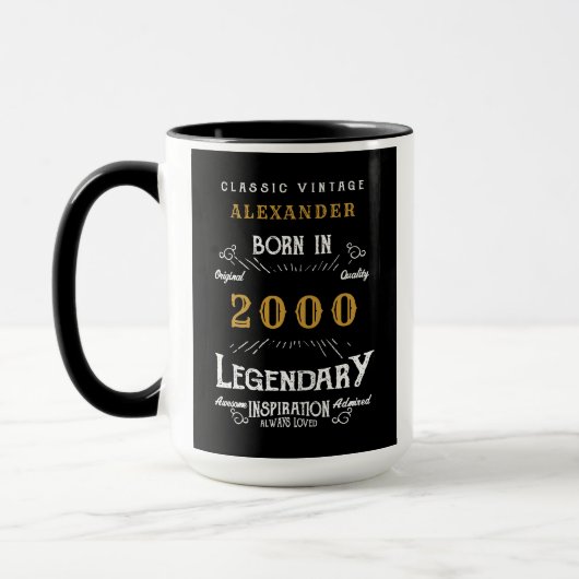 Geboren in Legend von 2000 Tasse (Links)