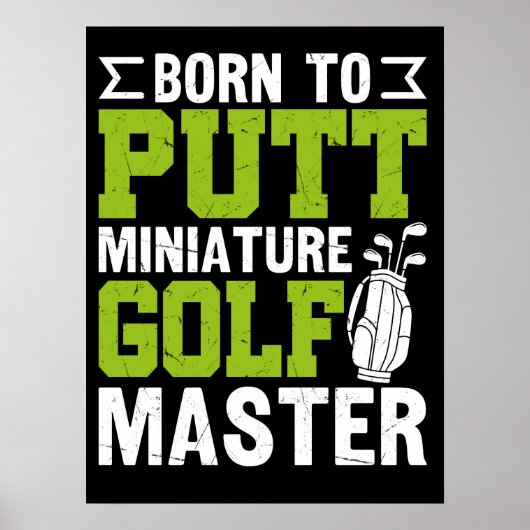 Geboren in Putten: Miniaturgolfmeister Poster (Vorne)