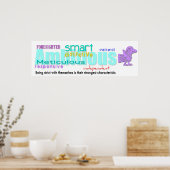 Geboren in Rooster-Jahr Persönlichkeitspaket Poste Poster (Küche)