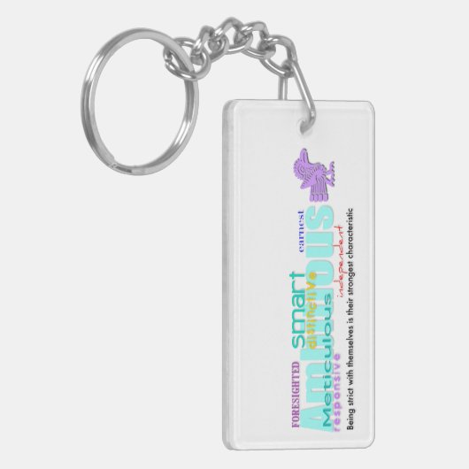 Geboren in Rooster Year Personalidentifizierung Sc Schlüsselanhänger (Vorderseite links)