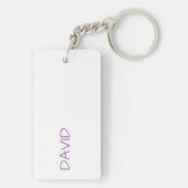 Geboren in Rooster Year Personalidentifizierung Sc Schlüsselanhänger (Rückseite)