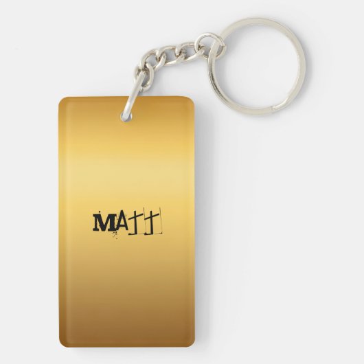 Geboren in schlüsselanhänger (Rückseite)