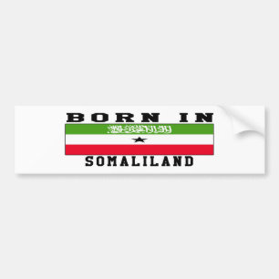 Geboren in Somaliland Autoaufkleber