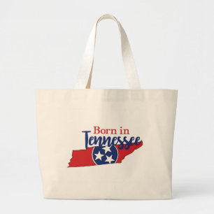 Geboren in Tennessee Staat Symbols Freiwilliger St Jumbo Stoffbeutel