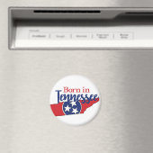 Geboren in Tennessee Staat Symbols Freiwilliger St Magnet (In Situ (Geschirrspüler))