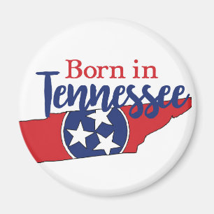 Geboren in Tennessee Staat Symbols Freiwilliger St Magnet