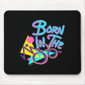Geboren-in-the-80er Fun Cool Age Mouse Pad Mousepad (Vorne)
