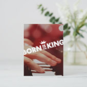 Geboren ist der König Postkarte (Stehend Vorderseite)