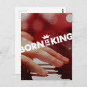 Geboren ist der König Postkarte (Vorne/Hinten)