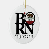 GEBOREN Julian California Keramik Ornament (Rechts)