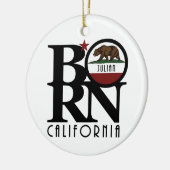 GEBOREN Julian California Keramik Ornament (Links)