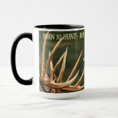 GEBOREN, - KAFFEE-GROSSE TASSE - ROTWILD-GEWEIHE (Links)