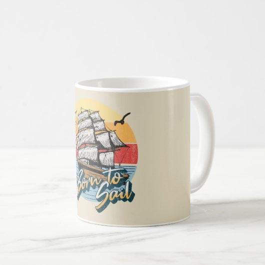 Geboren Kaffeetasse (VorderseiteRechts)