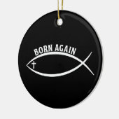 Geboren Keramik Ornament (Links)