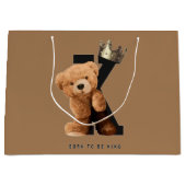 Geboren, König zu sein! Große Geschenktüte (Vorderseite)