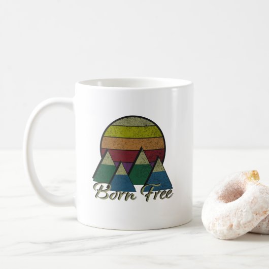 Geboren kostenlos kaffeetasse (Mit Donut)