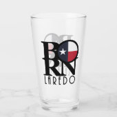 GEBOREN Laredo Texas Glas (Rückseite)
