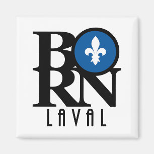 GEBOREN Laval Quebec Magnet