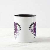 Geboren, (lila) Tasse zu bördeln (Zentrum)