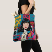 Geboren Loud Bleibe Vintag Tasche (Von Nahem)