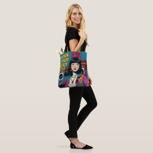Geboren Loud Bleibe Vintag Tasche