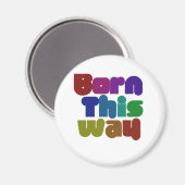 Geboren Magnet (Vorderseite/Rückseite)