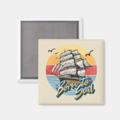 Geboren Magnet (Vorderseite/Rückseite)