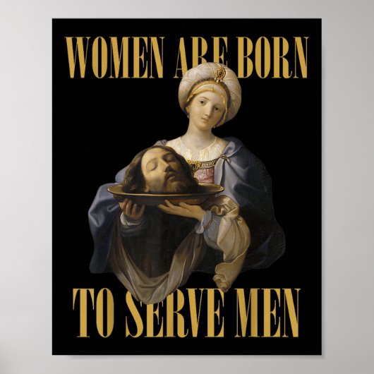Geboren, Männer Christlich Boss Girl Motivierend z Poster (Vorne)