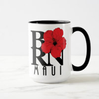 GEBOREN Maui Roter Hibiskus 15oz