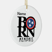 GEBOREN Memphis Custom Ornament (Rechts)