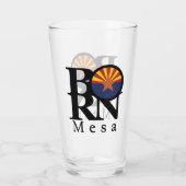 GEBOREN Mesa Glas (Rückseite)