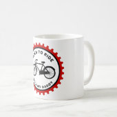 Geboren mit Daddy Family Adventure Keepake zu fahr Kaffeetasse (VorderseiteRechts)