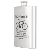 Geboren, mit dem Fahrrad arbeiten zu müssen Flachmann (Links)