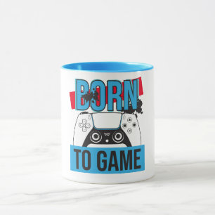 GEBOREN MIT MEINEM KONSOLE SPIELEN TASSE