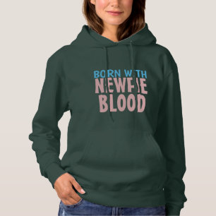 Geboren mit Newfiblut Hoodie
