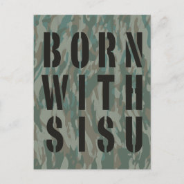 Geboren mit SISU 2 Postkarte