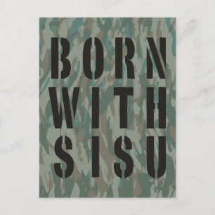 Geboren mit SISU 2 Postkarte