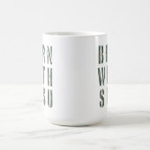 Geboren mit Sisu Camouflage 1 Kaffeetasse (Mittel)