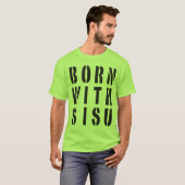 Geboren mit Sisu T-Shirt (Vorne ganz)