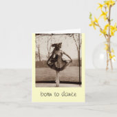 Geboren, Mitteilungskarten zu tanzen (Gelbe Blume)