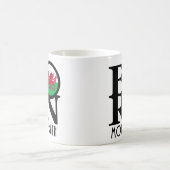 GEBOREN Monmouth Wales 11oz Kaffeetasse (Mittel)