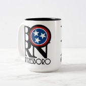 GEBOREN Murfreesboro, Tennessee 15oz Kaffee Tasse (Vorderseite Links)