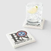 GEBOREN Murfreesboro, Tennessee Steinuntersetzer (Seitenansicht)