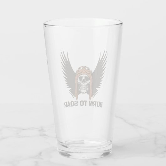 Geboren nach oben, Luftfahrt, Luftfahrzeuge, Pilot Glas (Rückseite)