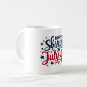 Geboren nach Shine am 4. Juli Tasse (Vorderseite Links)