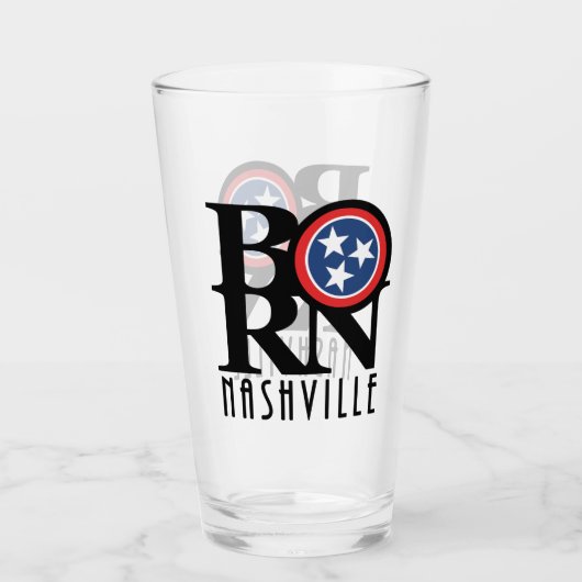 GEBOREN Nashville Glas (Vorderseite)