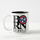 GEBOREN Nashville Zweifarbige Tasse (Links)