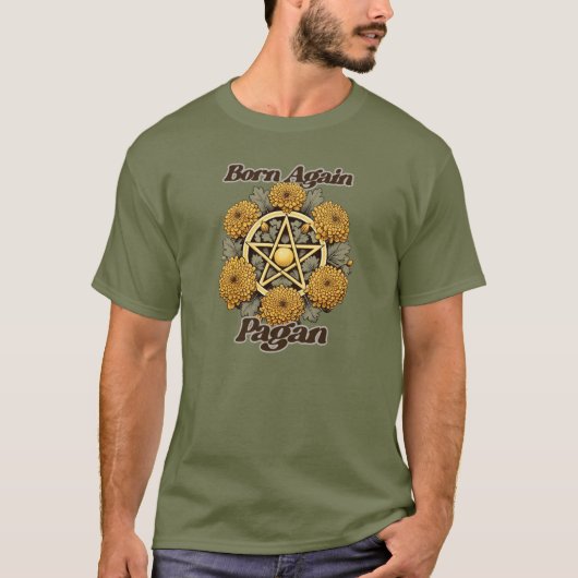 Geboren Pagan T-Shirt (Vorderseite)