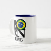 GEBOREN Palmas 11oz Zweifarbige Tasse (Vorderseite Links)